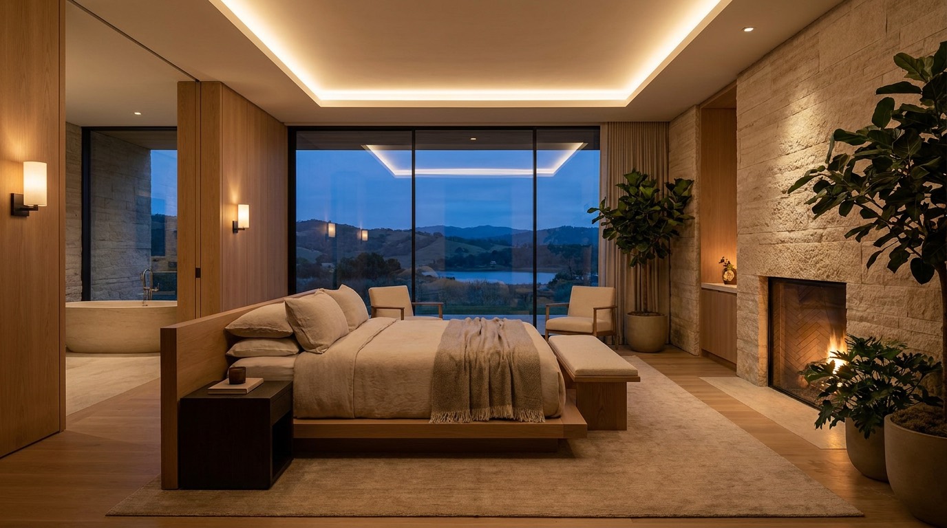 The master suite