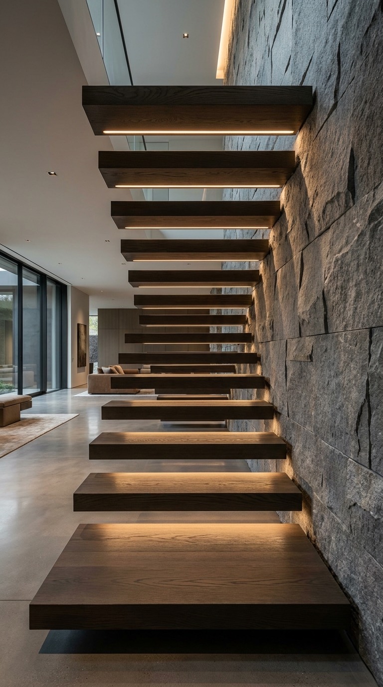 Sculptural staircase